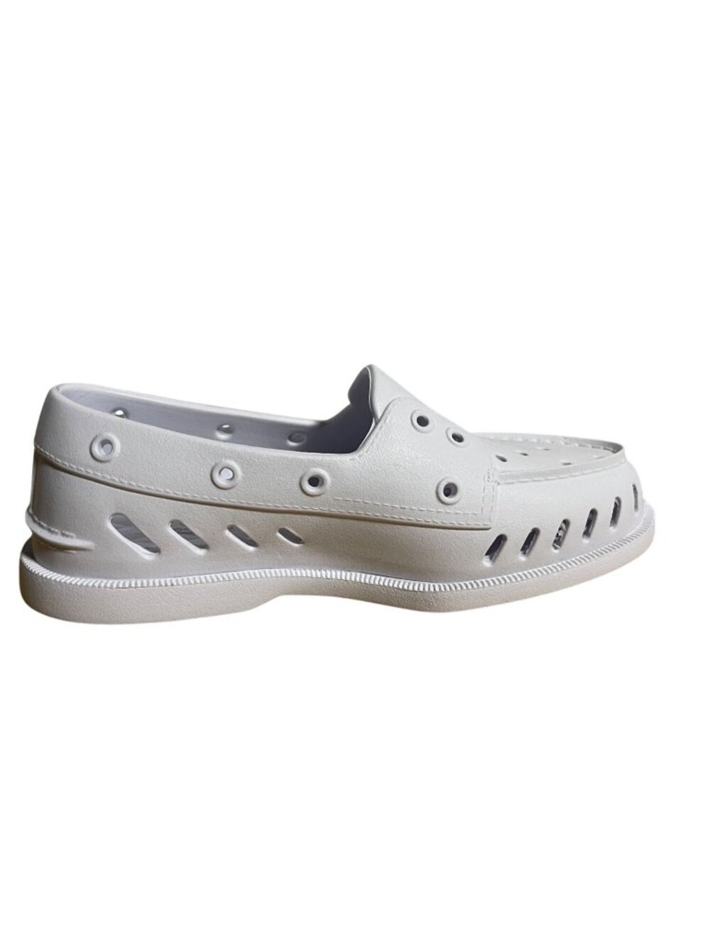 Sperry Top Sider Authentic Original Float Boat Shoe Womens 7M White EVA Nautical